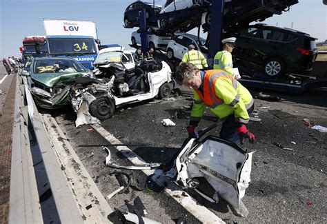 Dozens injured in highway collision in eastern Germany